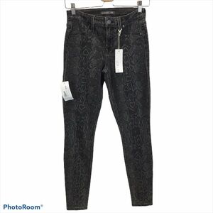 Level 99 Janice Ultra Skinny Snake Print Jeans